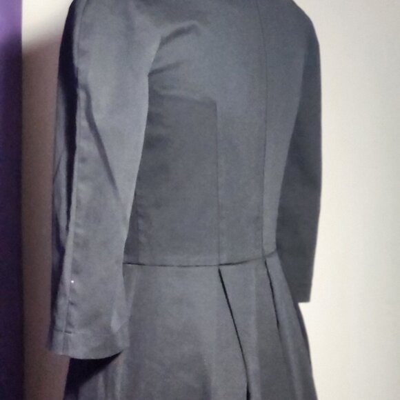 Black midi dress, 34 size - Picture 2 of 8